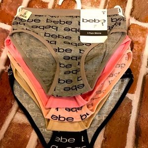 New Bebe 5 pack Bikinis, girl 👧 small size